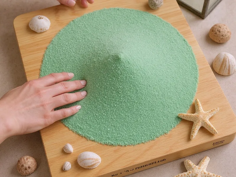 Arena fina verde pastel - Dale vida a tus creaciones con nuestra Arena Fina Verde Pastel