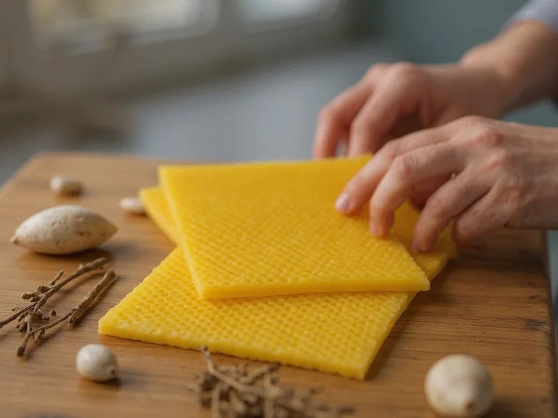 Laminas de cera de abeja virgen - Despierta tu creatividad marina: Velas enrolladas con alma natural