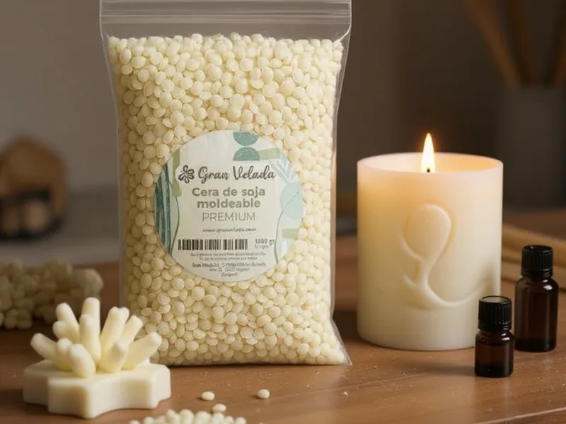 Cera de soja alto punto de fusión moldeable - Secretos del Artesano: Domina la cera de soja APF para velas esculturales