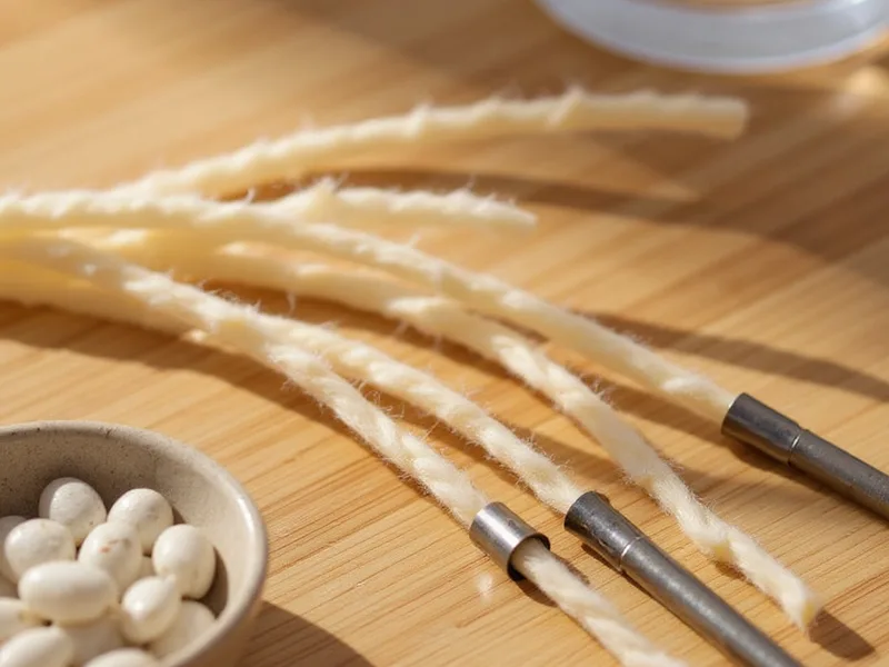 Mechas enceradas 8 cm con portamechas - El corazón de tu vela: Mechas que garantizan la quema perfecta