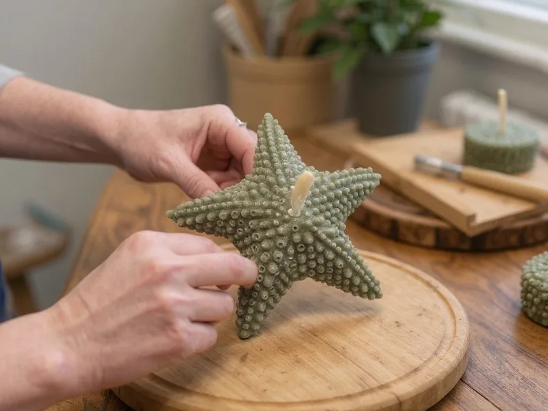 Molde velas Estrella de Mar esponjosa grande - El Secreto de Velas Perfectas: Tu Molde de Estrella de Mar de Silicona Premium