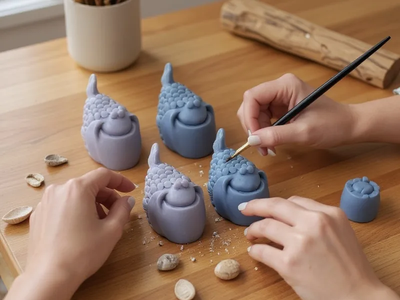 Molde 4 peces de mar - Crea tu Propia Marea de Encanto Marino