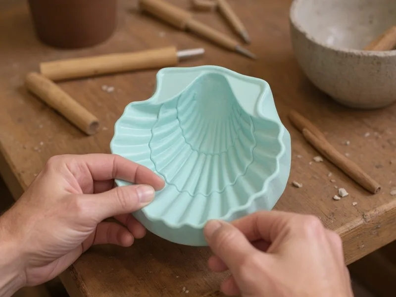 Molde jabonera ostra - Maestría en tus Manos: Un Molde Ostra Diseñado para Crear sin Límites