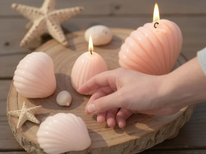Molde concha para velas - Crea tu Propio Oasis Marino: Velas con Alma de Concha