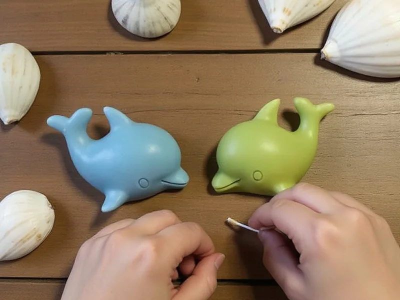 Molde delfín infantil - Sumérgete en la Creatividad: Velas de Delfín que Encantan