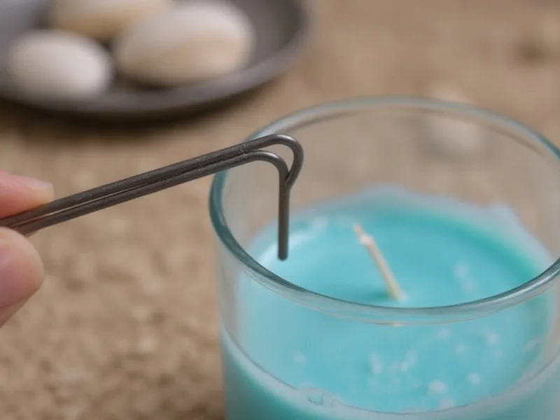 Soporte para mechas de metal aguja - El Secreto para Velas Impecables: Precisión y Durabilidad