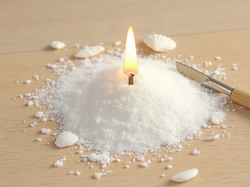 Textura de arena fina blanca para manualidades y decoración natural.