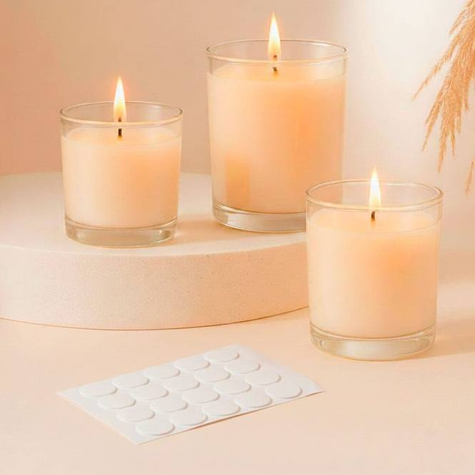 Adhesivos grandes para portamechas