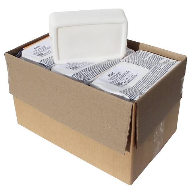 Base jabon de glicerina blanco 12 kg