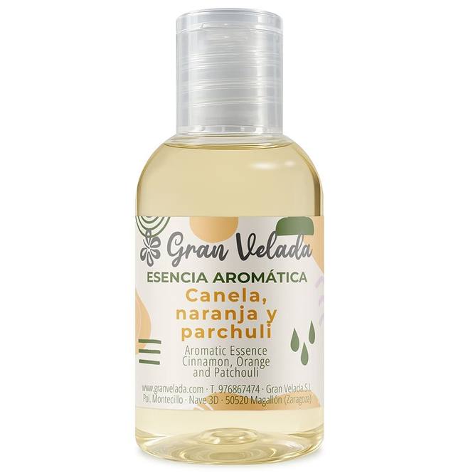 Esencia de canela, naranja y patchuli