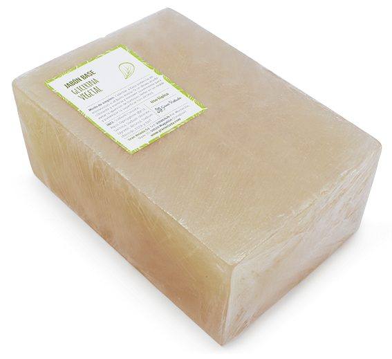 Jabon base de glicerina vegetal barra de 1,8 kg