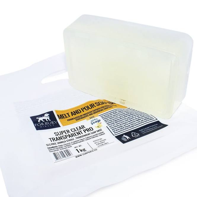 Jabon base para bebes transparente