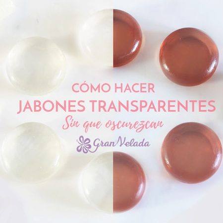 Jabon base transparente que no oxida