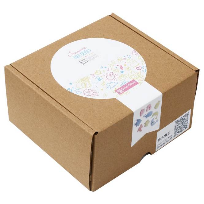 Detalle del contenido del kit de imanes marinos