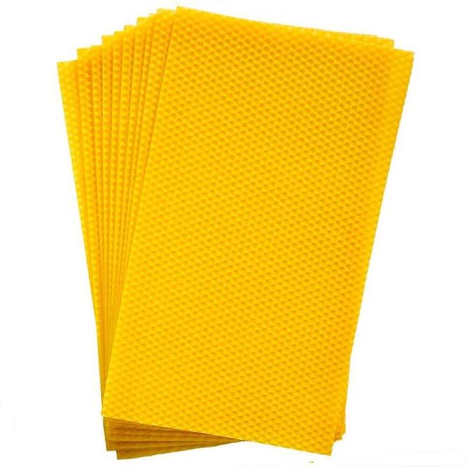 Laminas de cera de abeja virgen