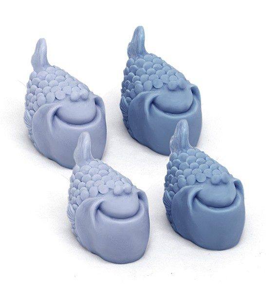 Molde 4 peces de mar