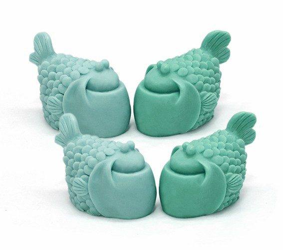 Molde 4 peces de mar