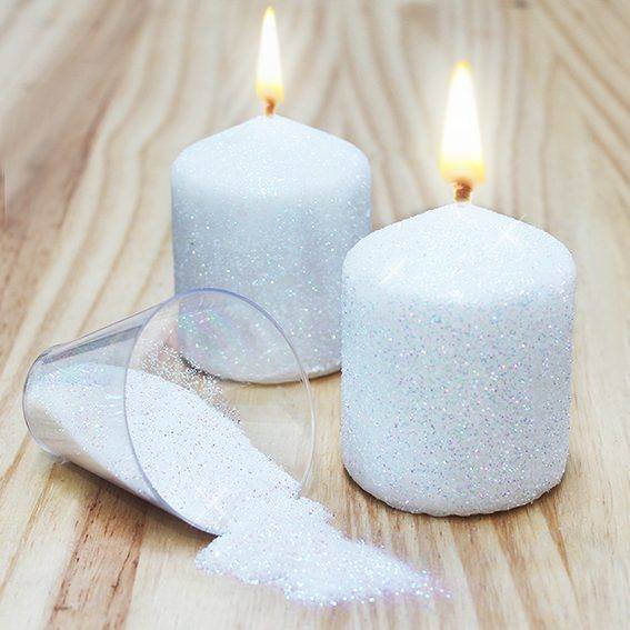 Sellador para hacer velas de purpurina