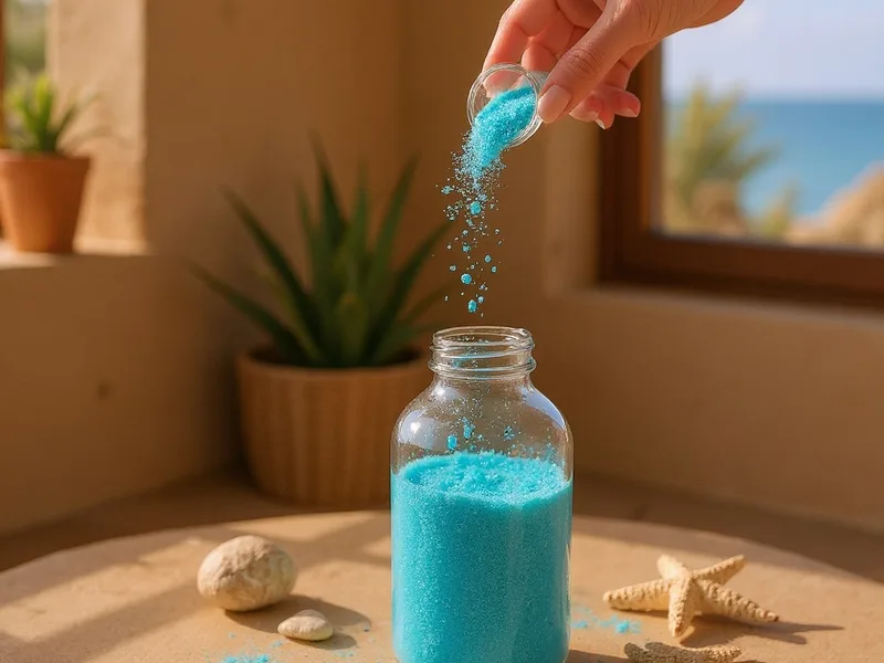 Arena fina turquesa - Sumérgete en la Creatividad: Ideas DIY con Arena Fina Turquesa