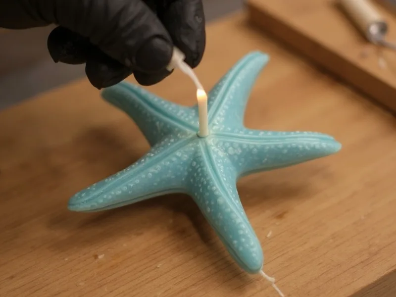 Molde velas Estrella marina - La Excelencia del Silicón: Durabilidad y Detalles Marinos