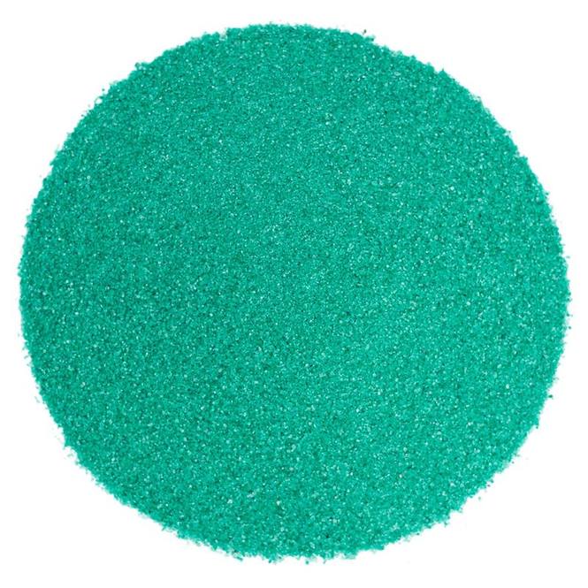 Arena fina verde esmeralda